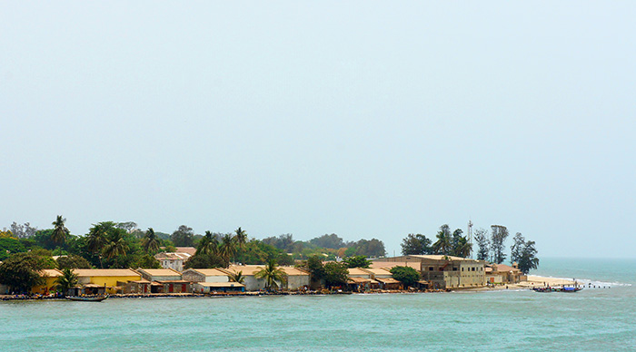Estuary of Gambia river