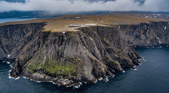 Aerial view of North Cape