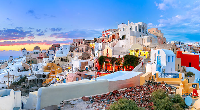 Picturesque Old Town of Oia